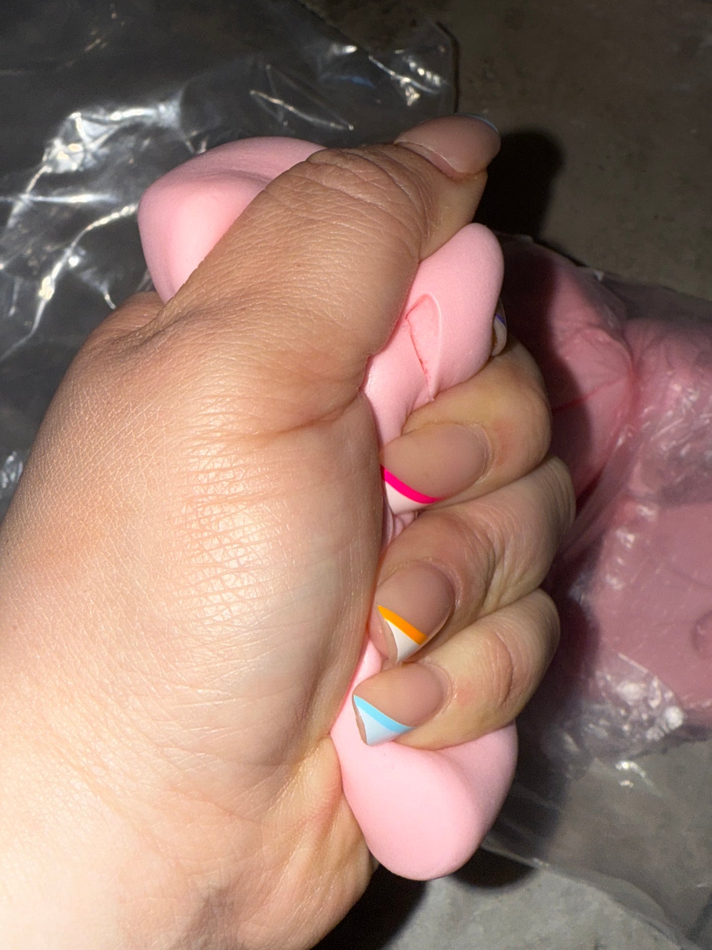 Pink cheese