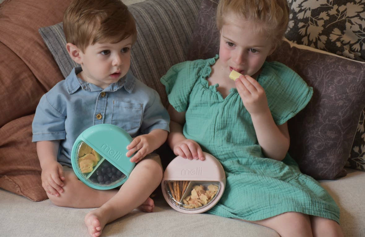 spin snack container pink Melii