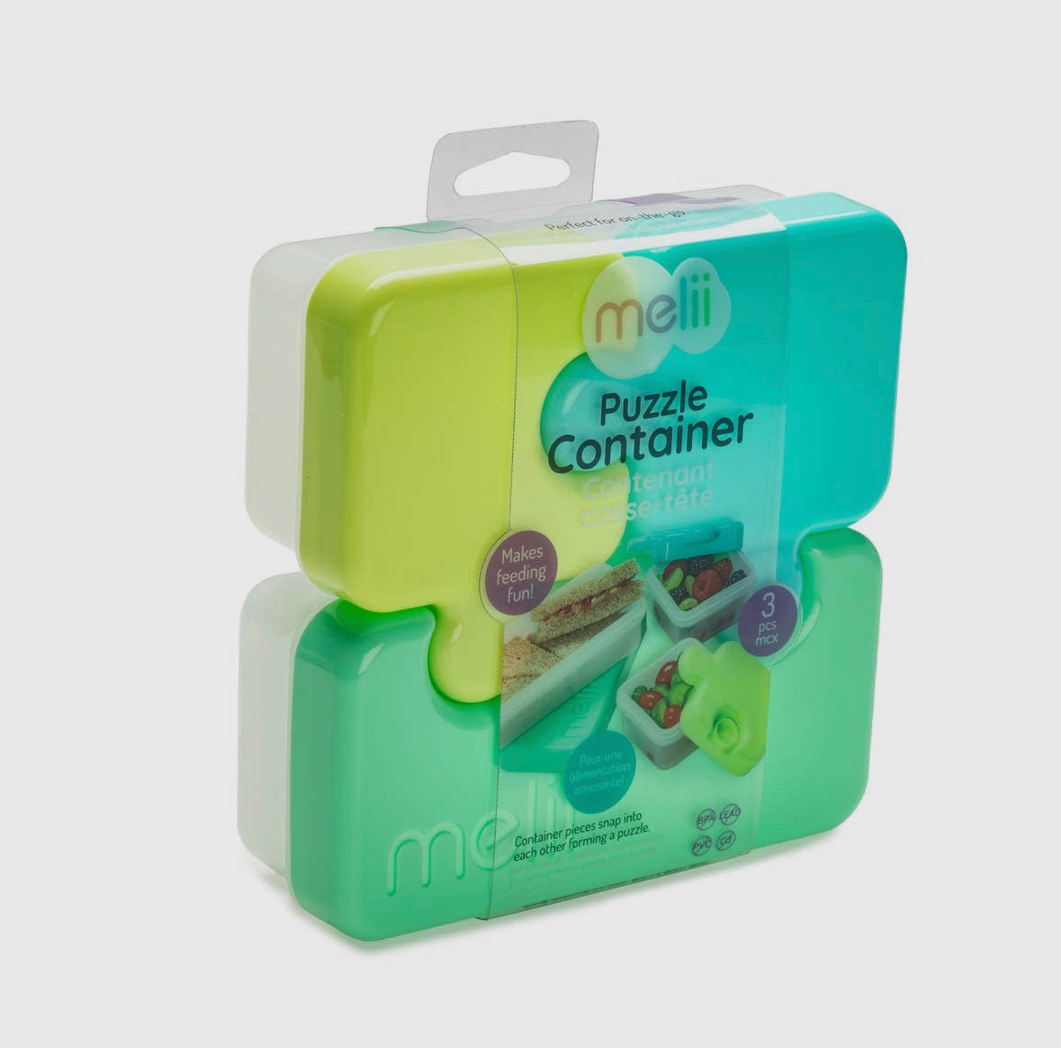 Puzzle bento box mint Melii