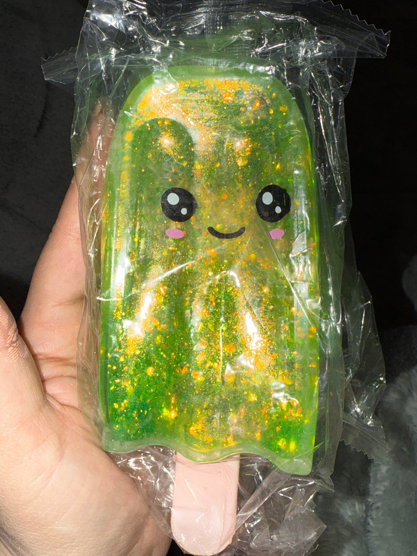Big glitter popsicle squishy