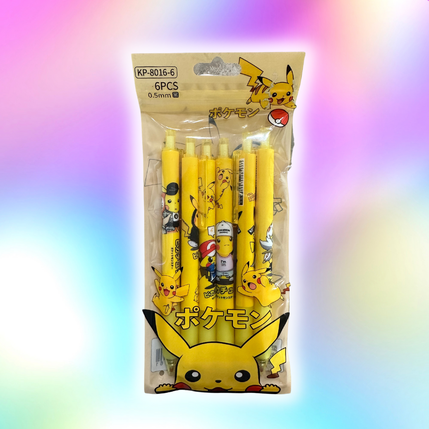 Pika pen Set of 6pcs