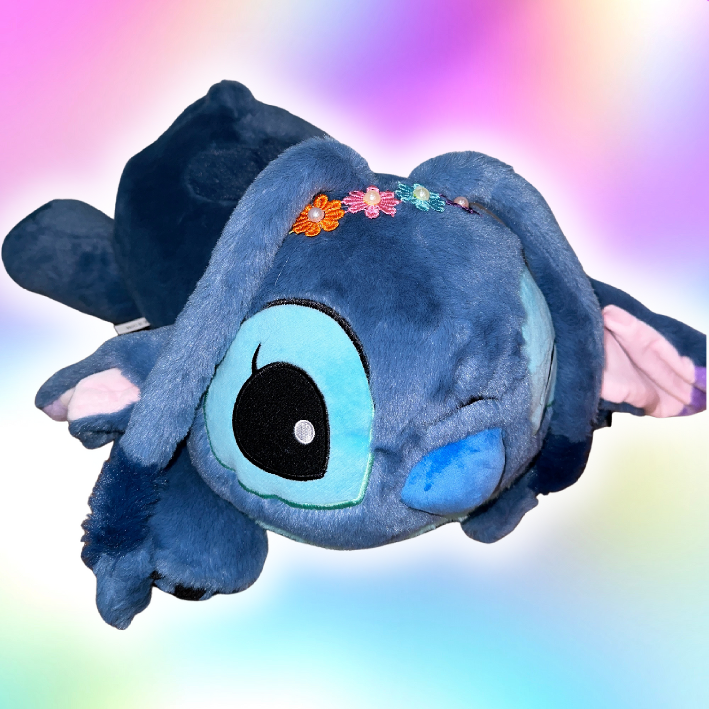 Stitch plush pillow