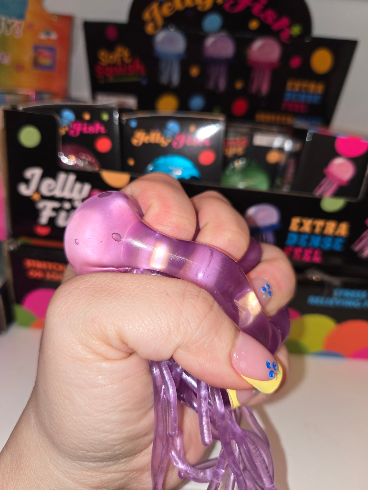 Clear jelly fish squishy