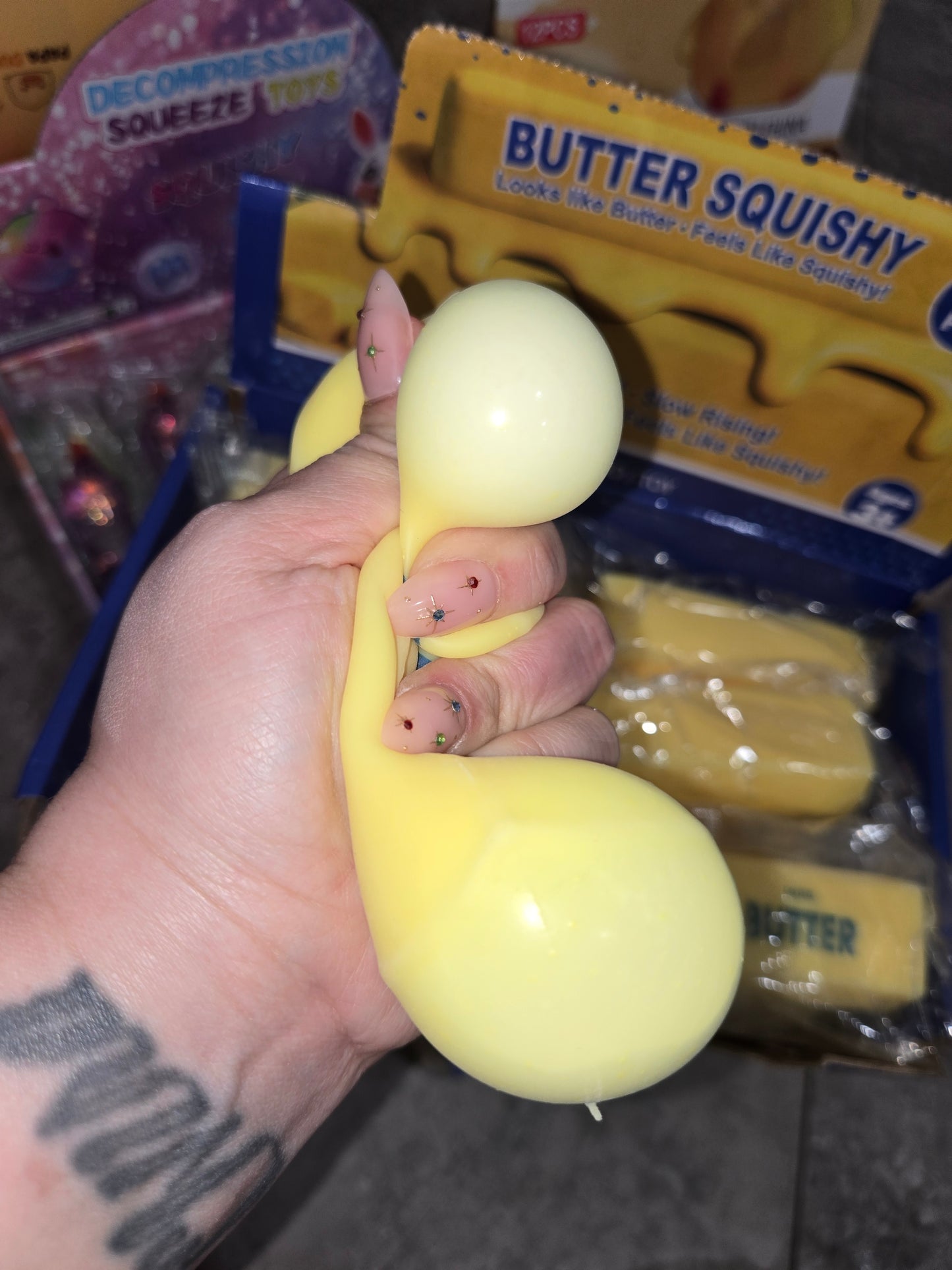Tiny filled butter