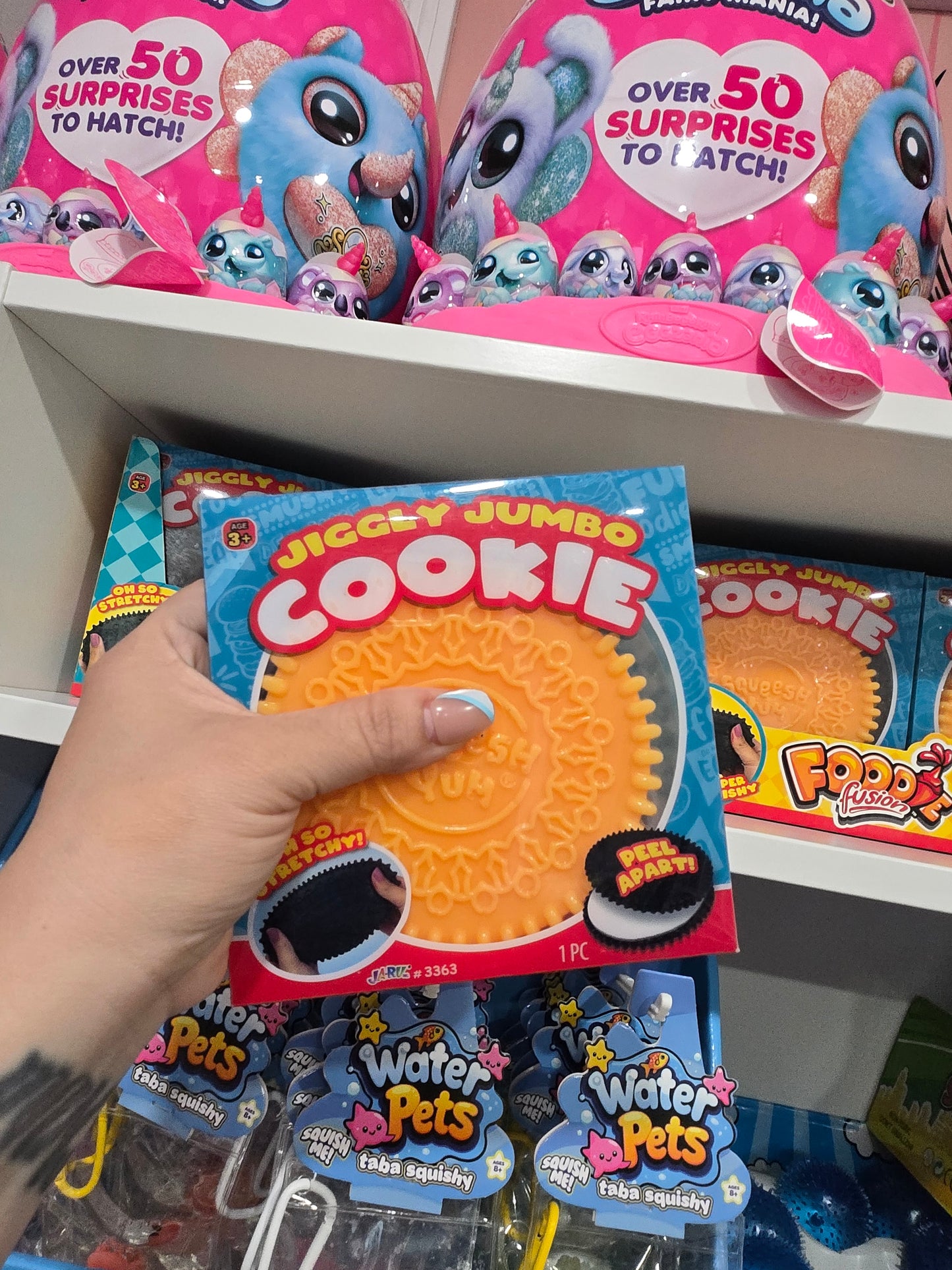 Viral jumbo cookie taba squishy