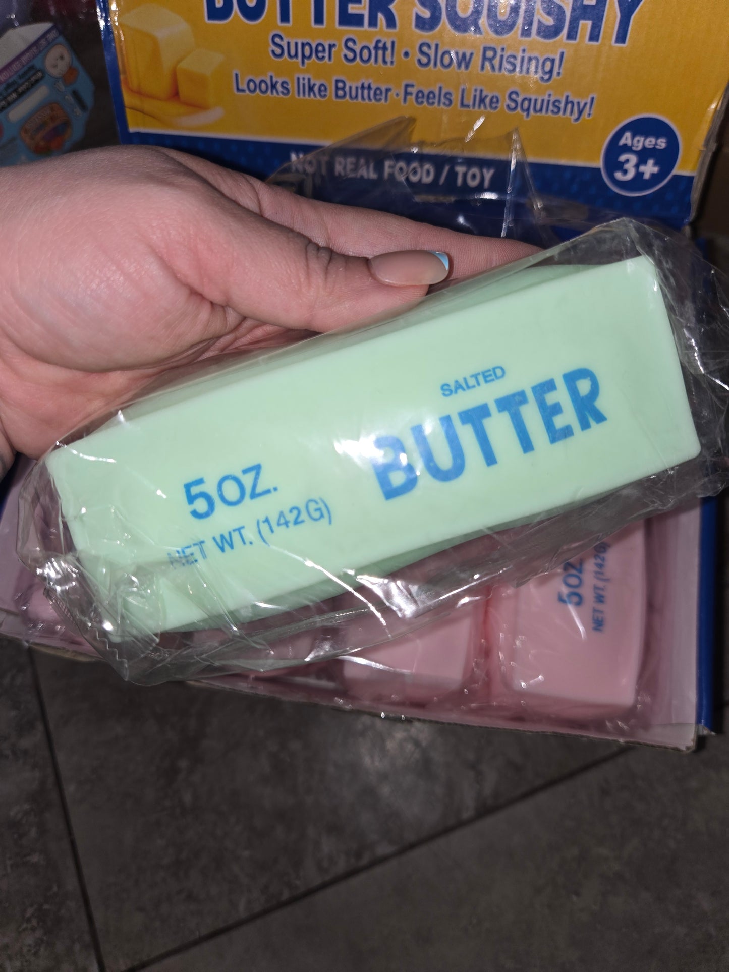 Big stiff foam filled butter