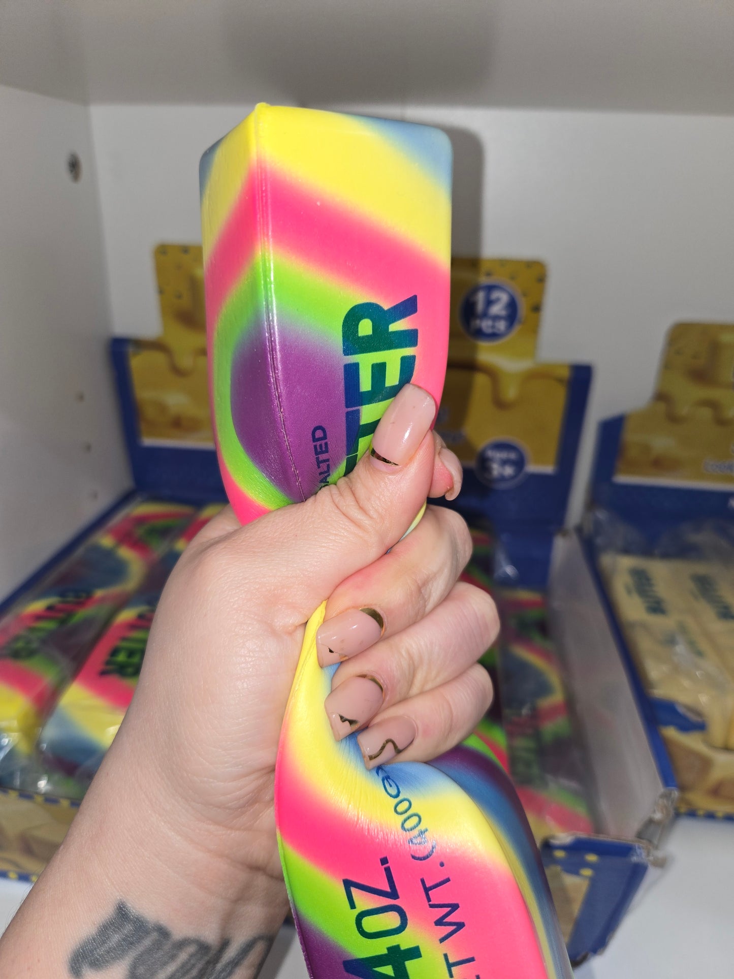Giant rainbow butter 14oz