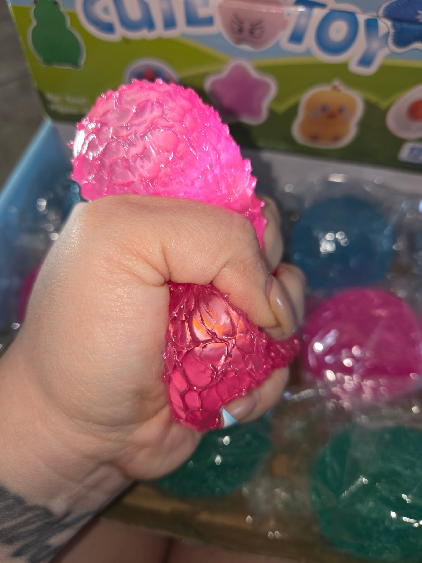 Drizzy sugar ball squishy