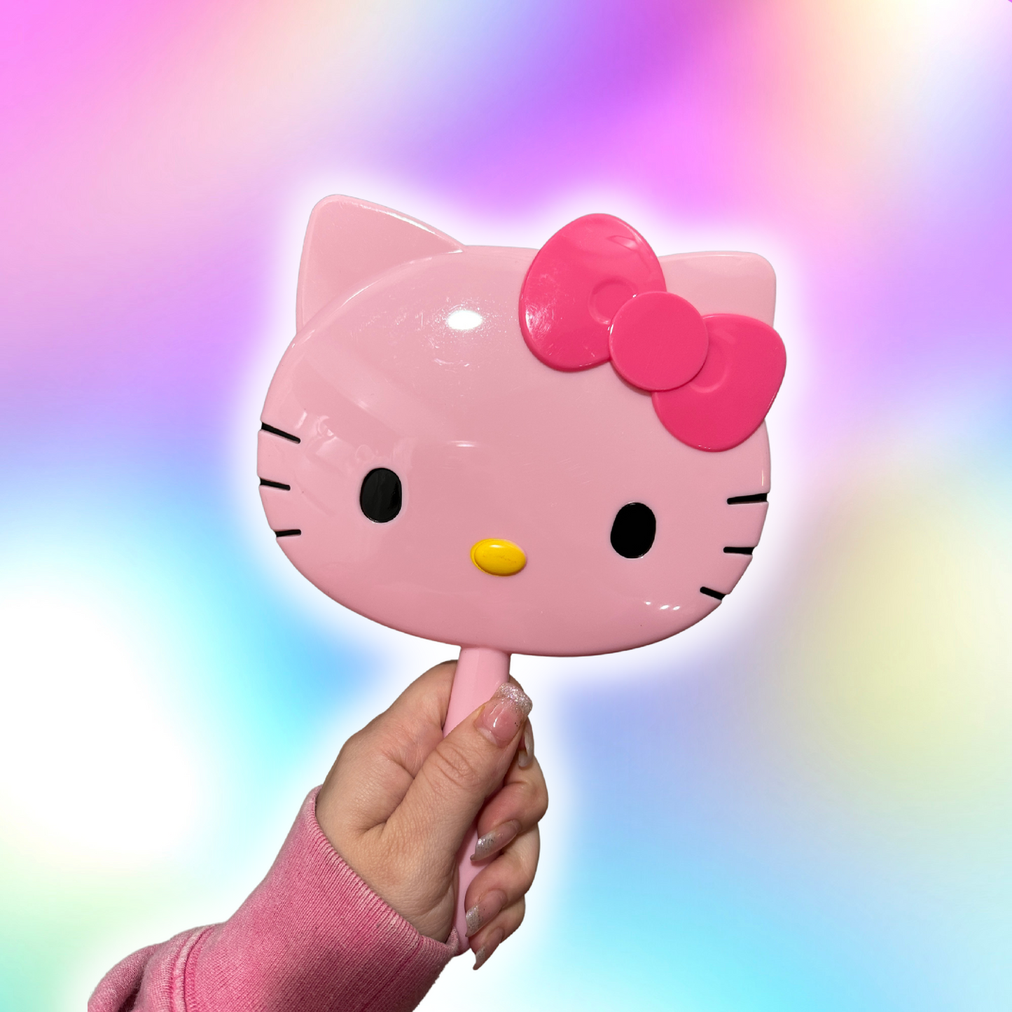 Hk handheld Mirror pink