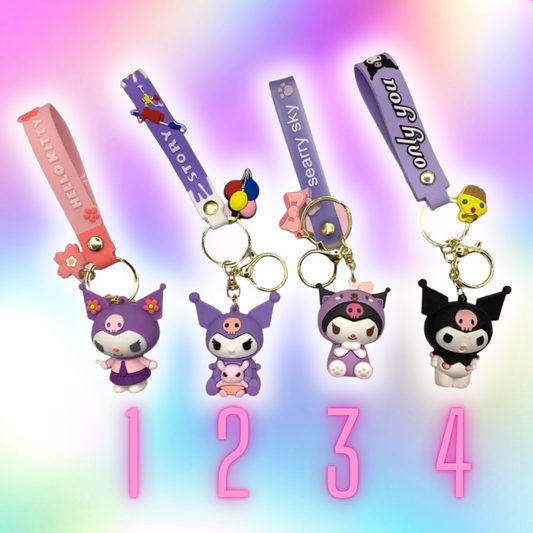 Kuromi keychain