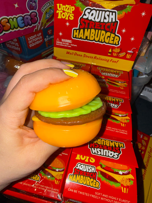 Burger squishy peelable