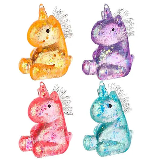 1 unicorn glitter squishy