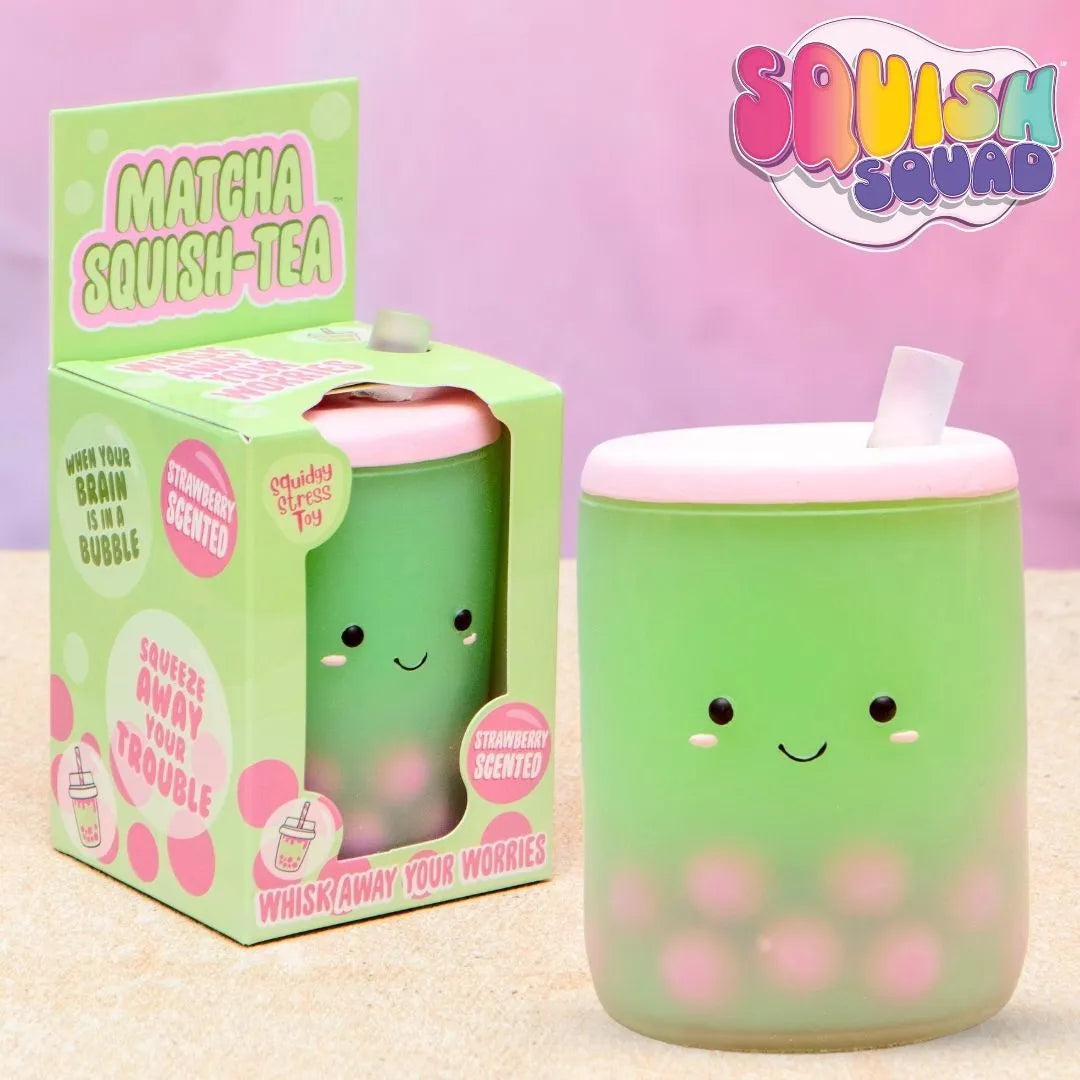 Matcha squish-tea squishy