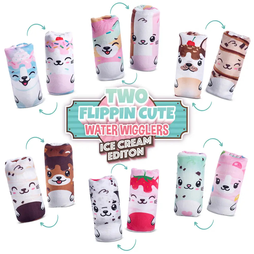 Two Flippin' Cute - Plush Water Wigglers Ice Cream Edition