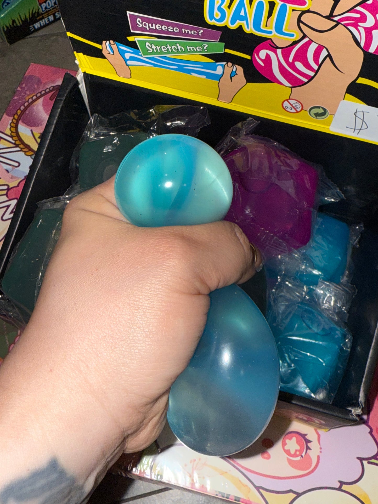 Gel cube squishy
