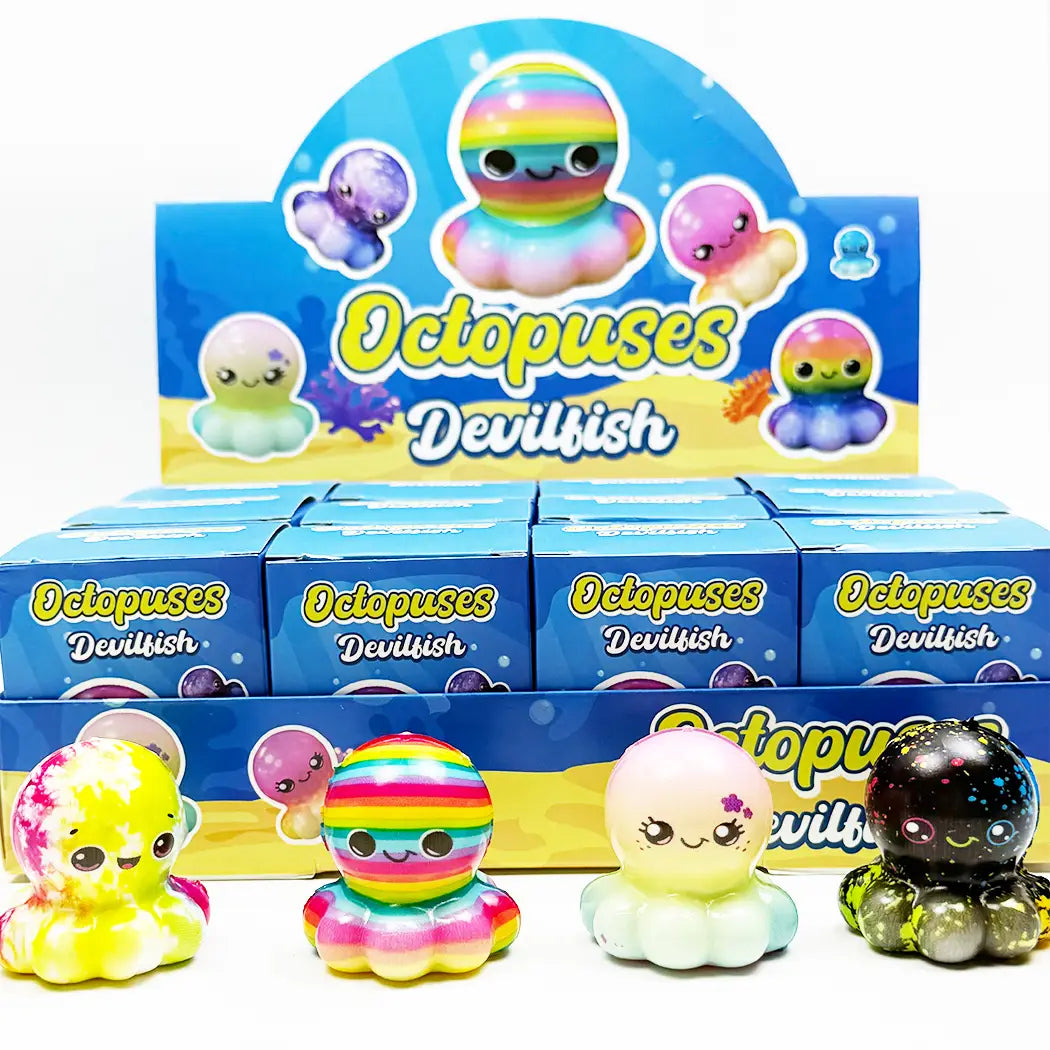1 blind box mini octopus foam squishy