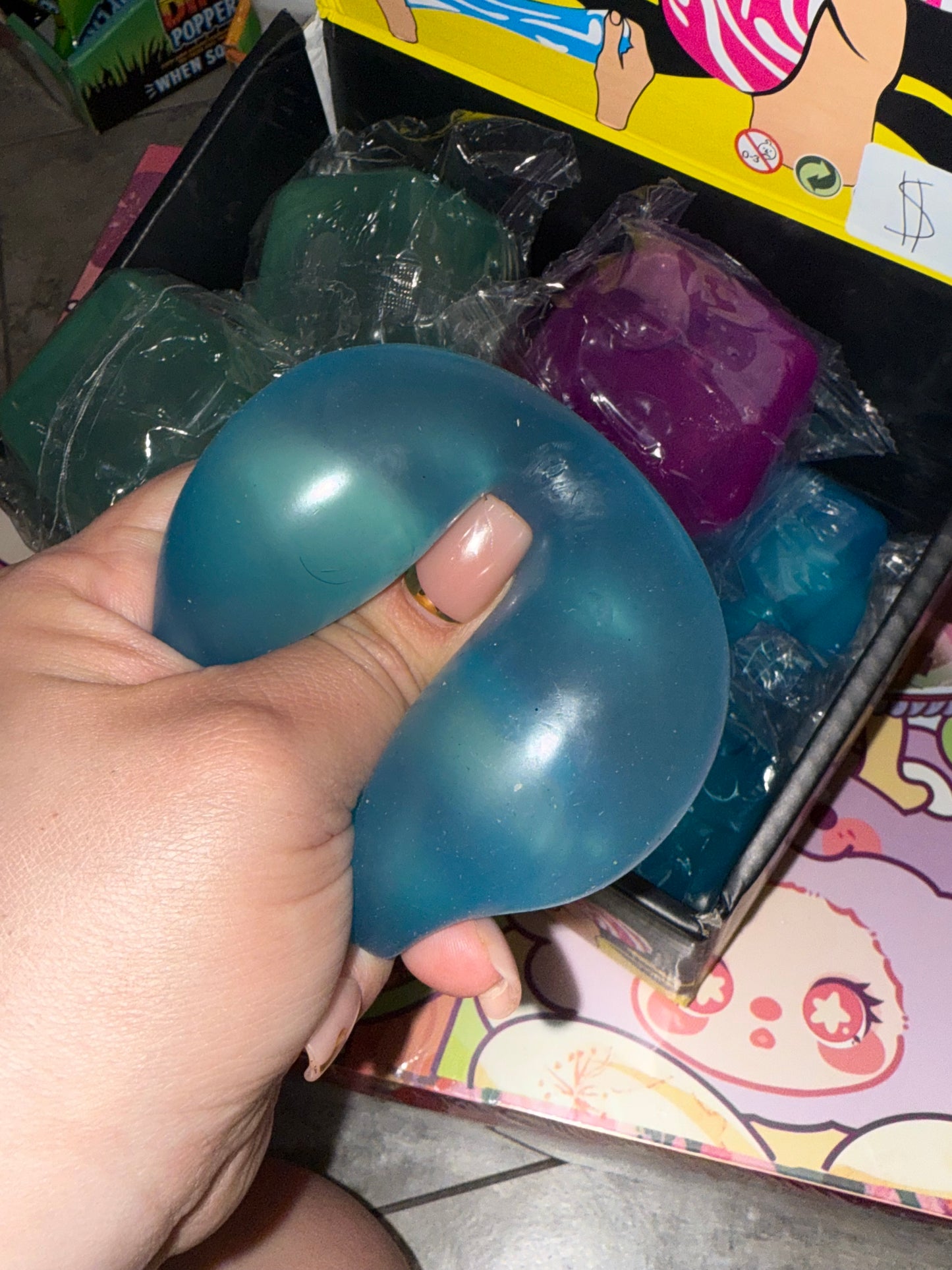 Gel cube squishy