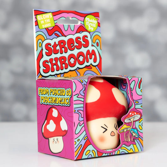 Stress mushroom squishy (glow in the dark)