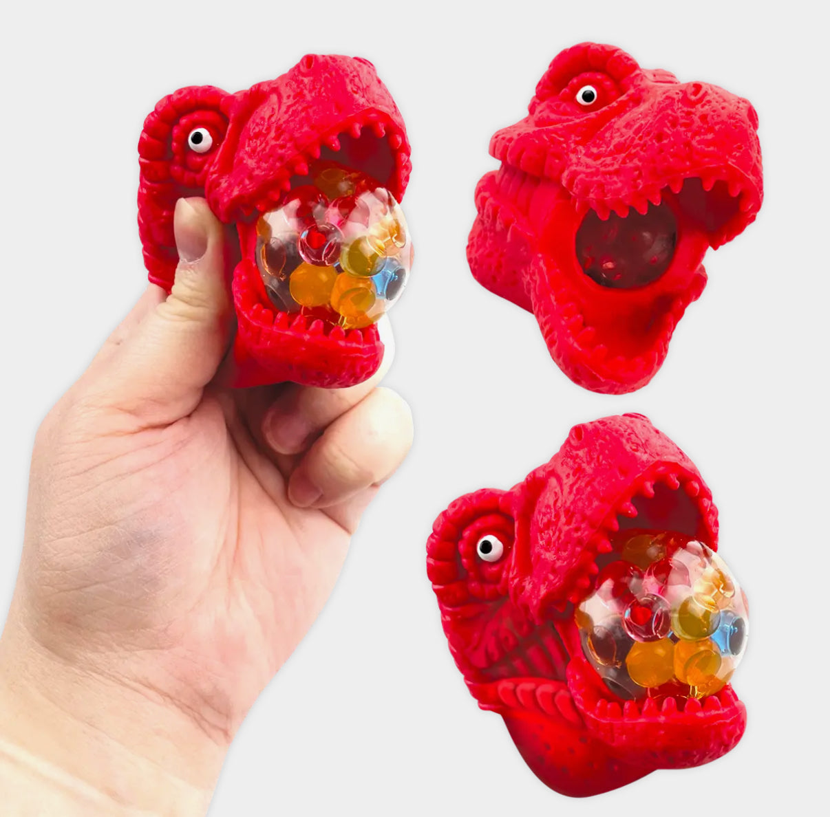 Dino squishy poppers