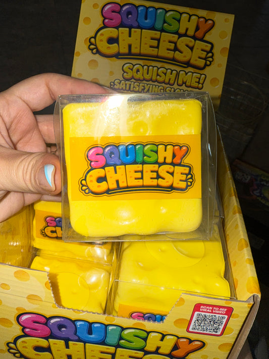Boxed foam cheese squishy