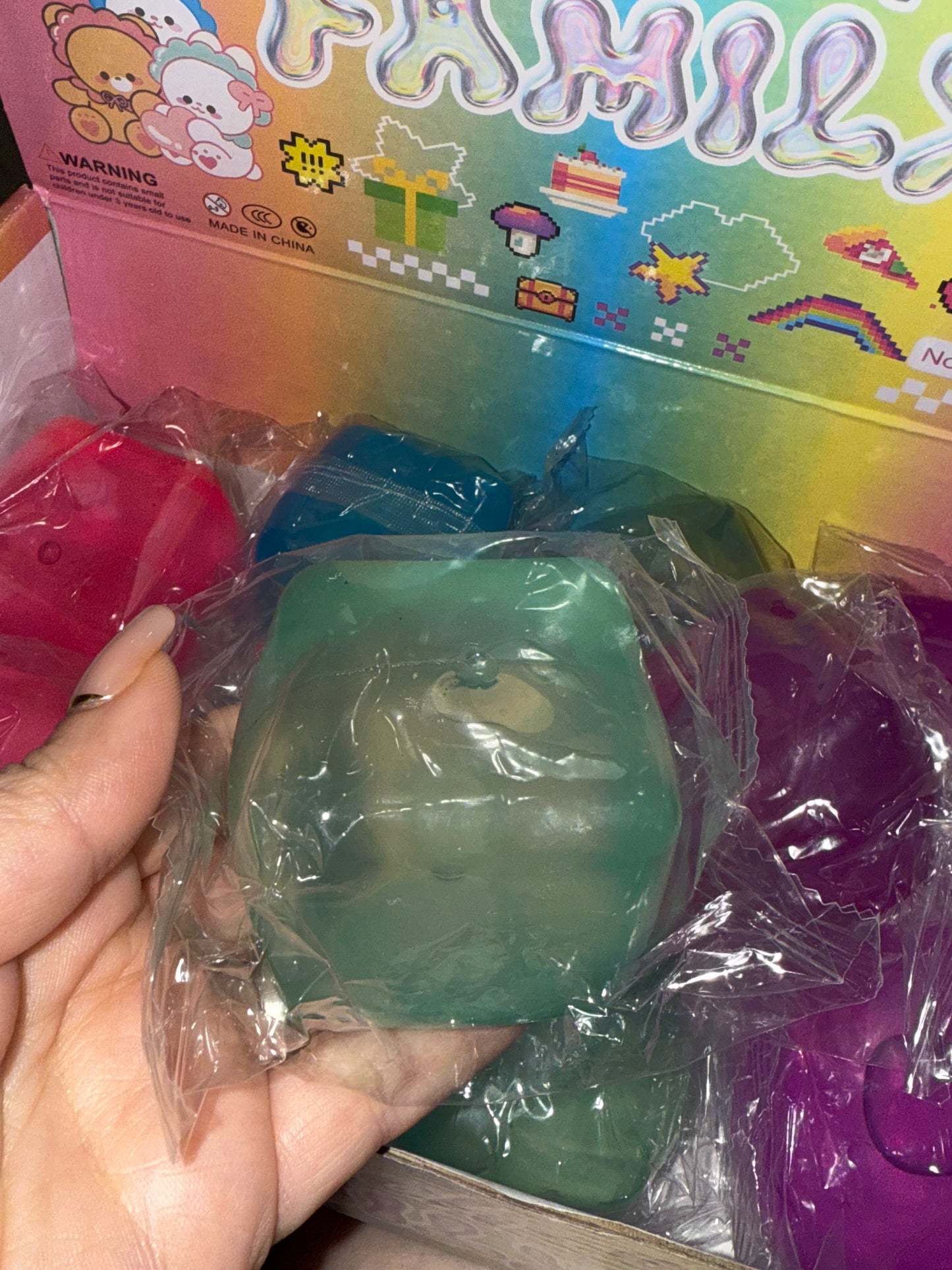 Gel cube squishy