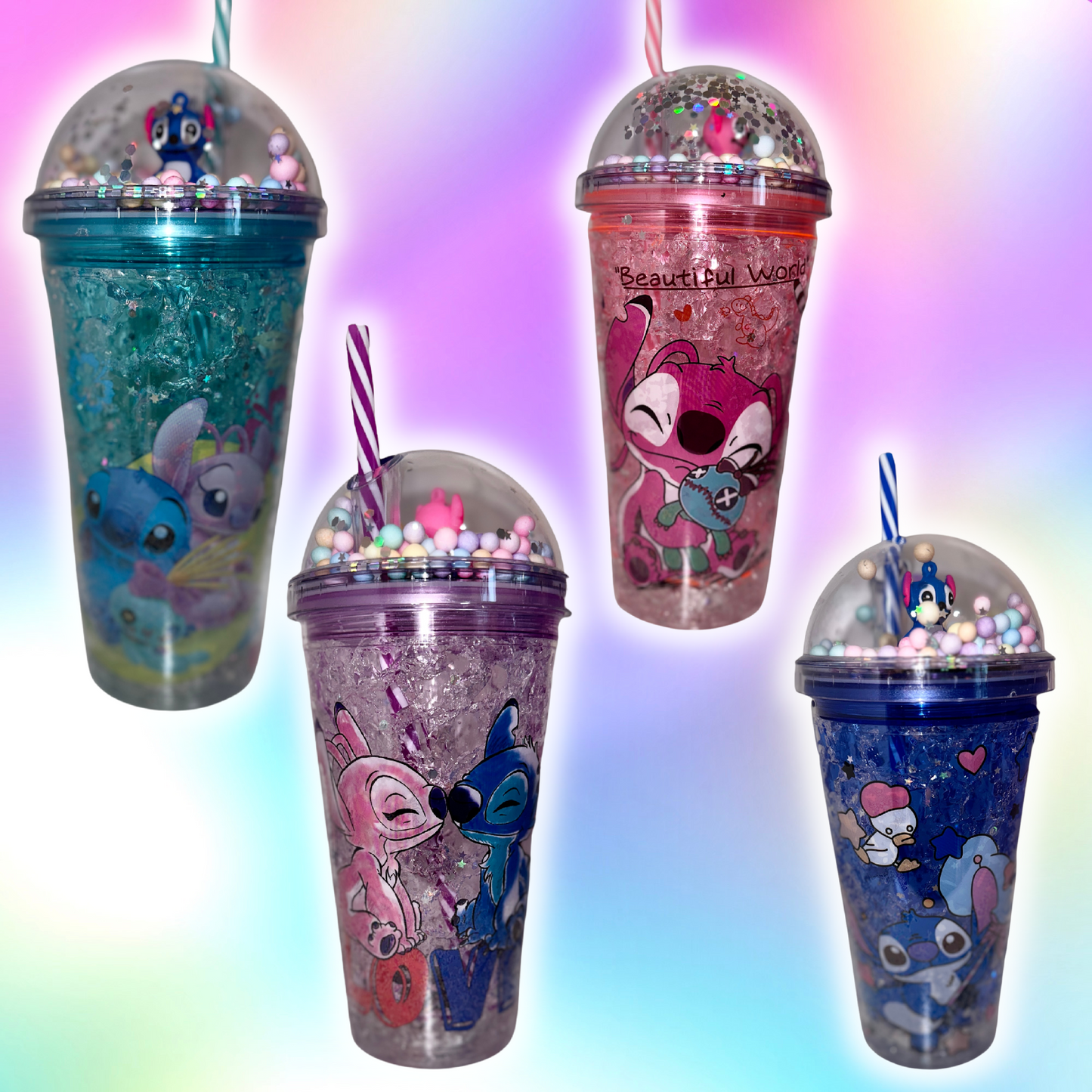 Stitch light up Cold cup