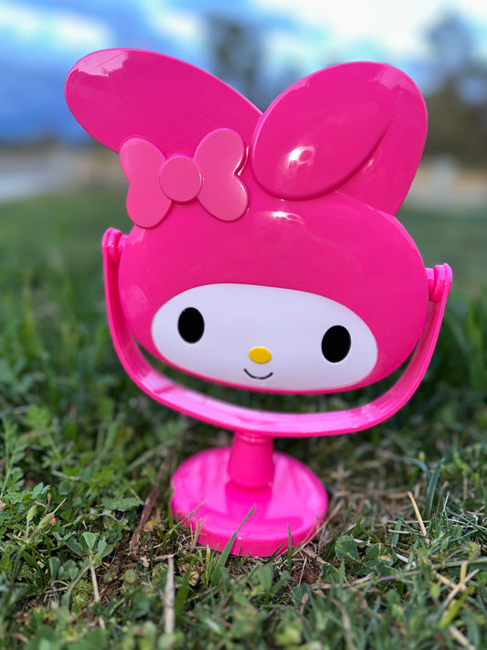 My Melody stand Mirror Pink