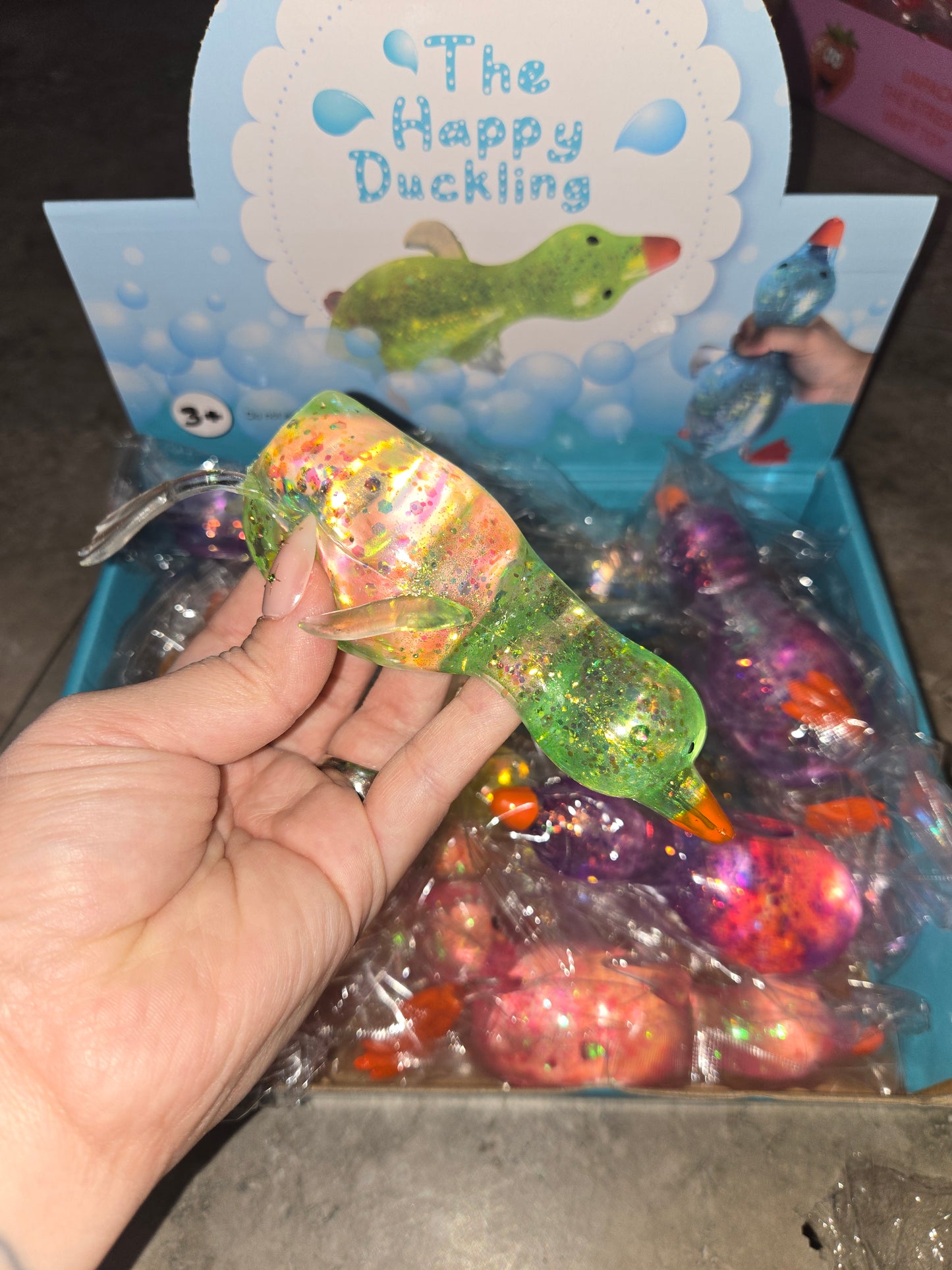 Glitter duck