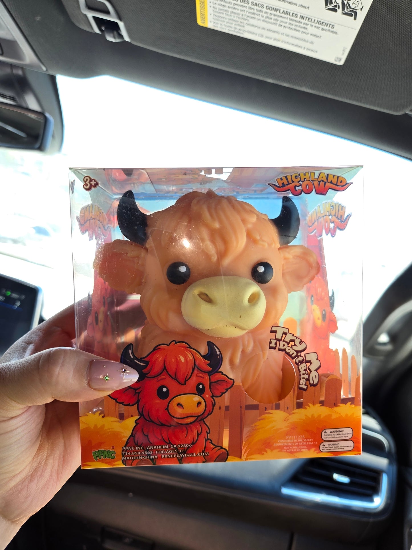 Light Jumbo cow squishy ppnc