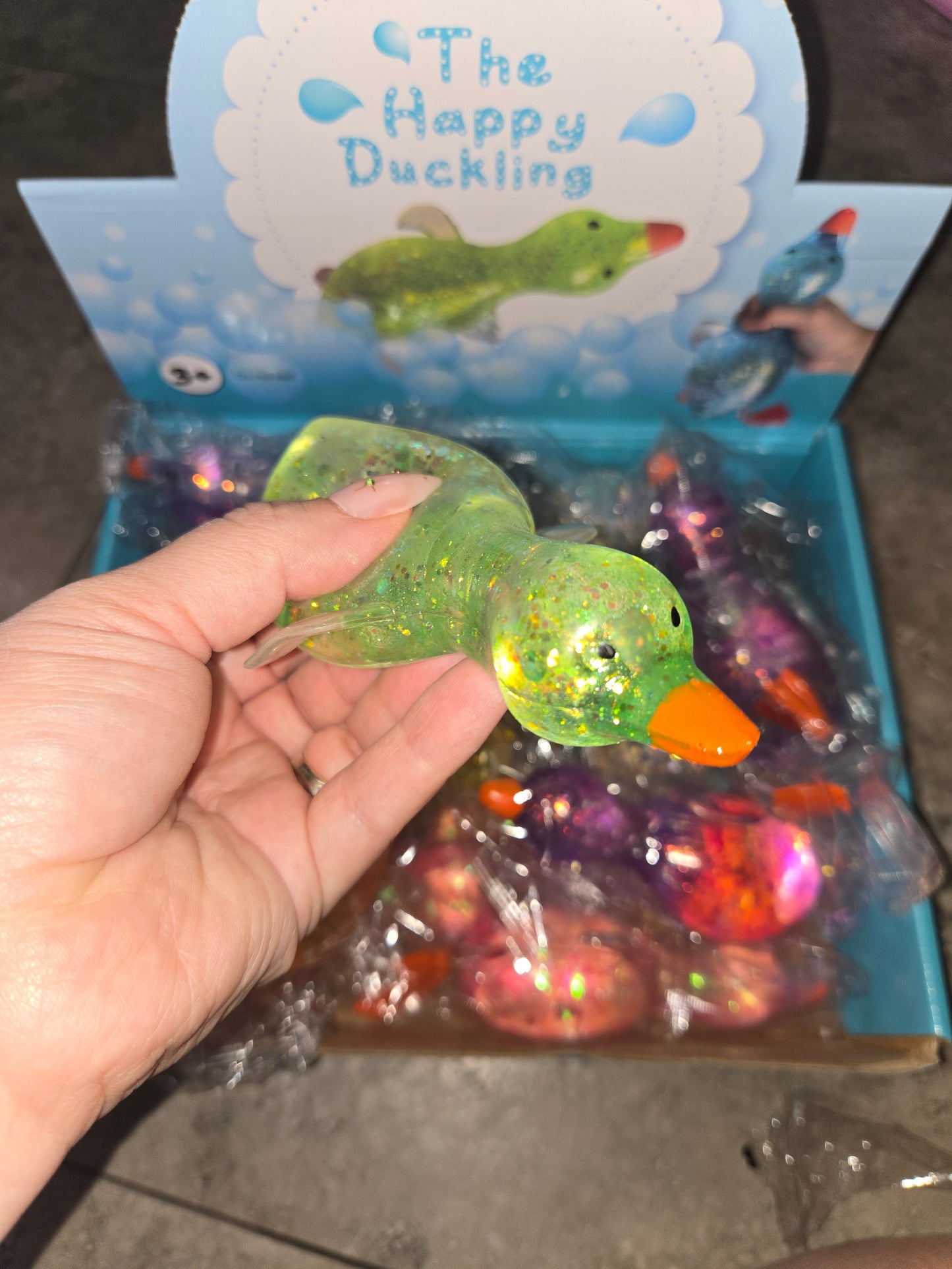 Glitter duck