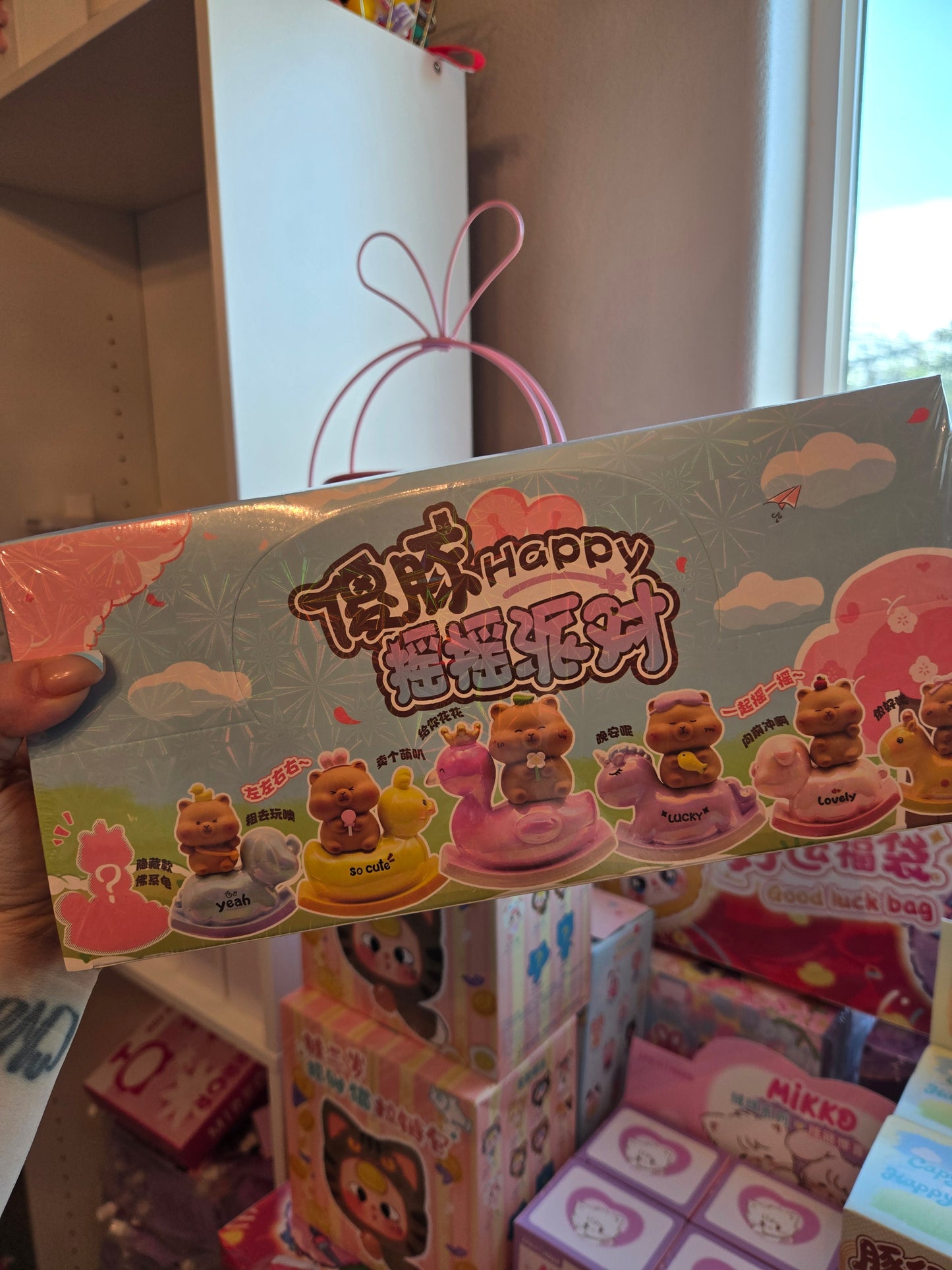 Capybara on floatie blind box