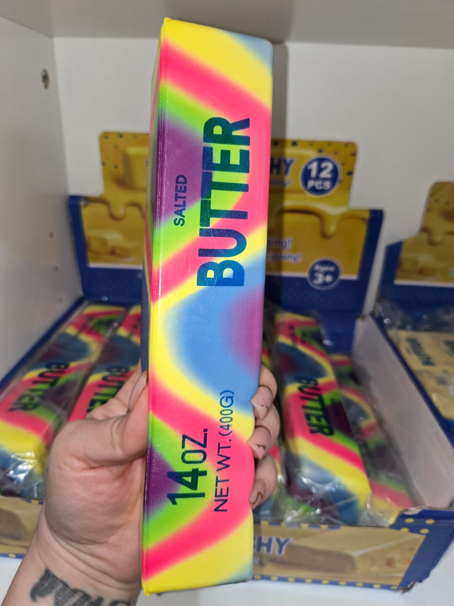 Giant rainbow butter 14oz