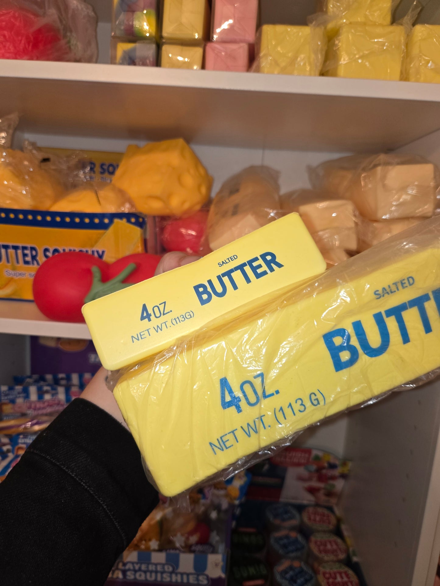 Giant foam butter
