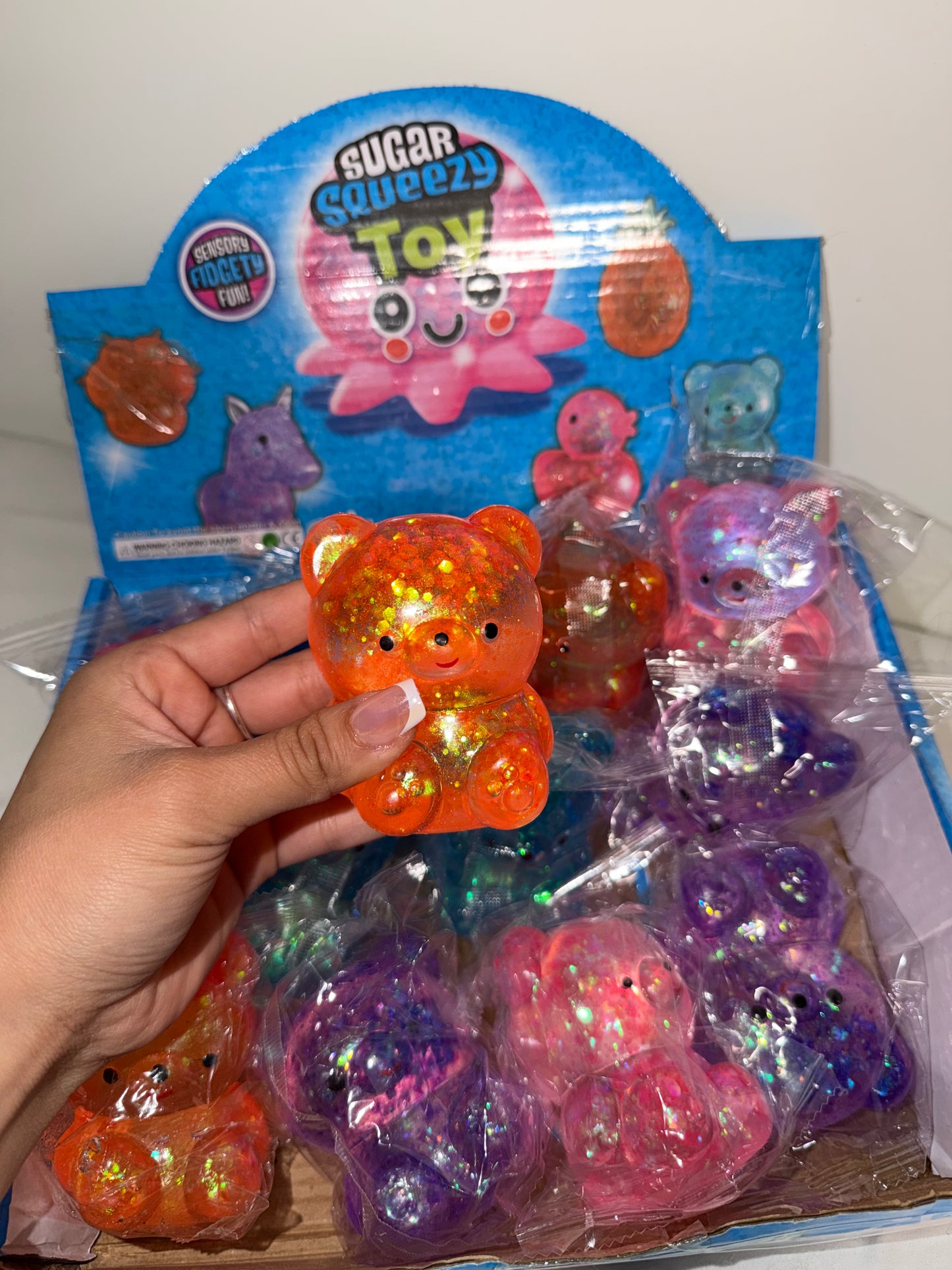 Glitter sugar bear Medium