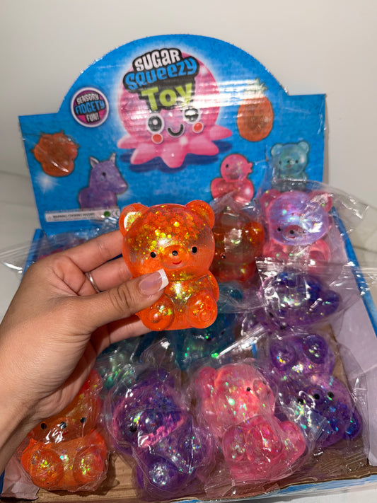 Glitter sugar bear Medium