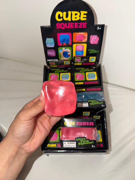 Cube squeeze squishy