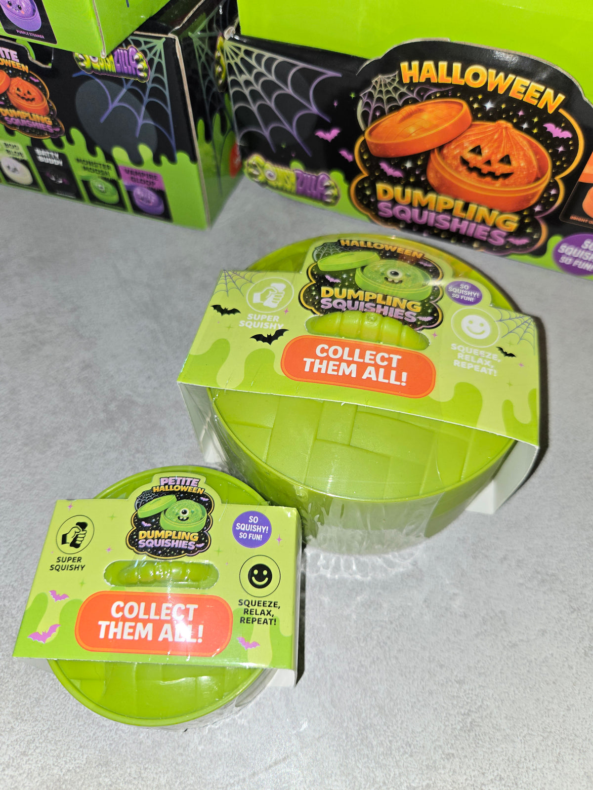 Set 1 large 1 mini !! Limited edition HALLOWEEN edition dumpling