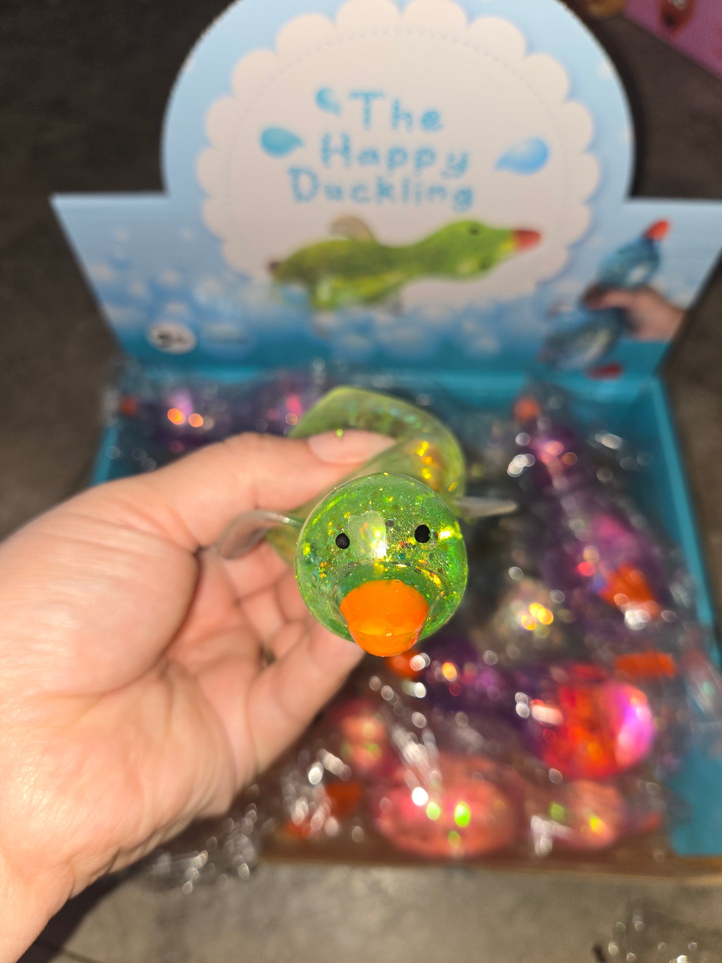 Glitter duck