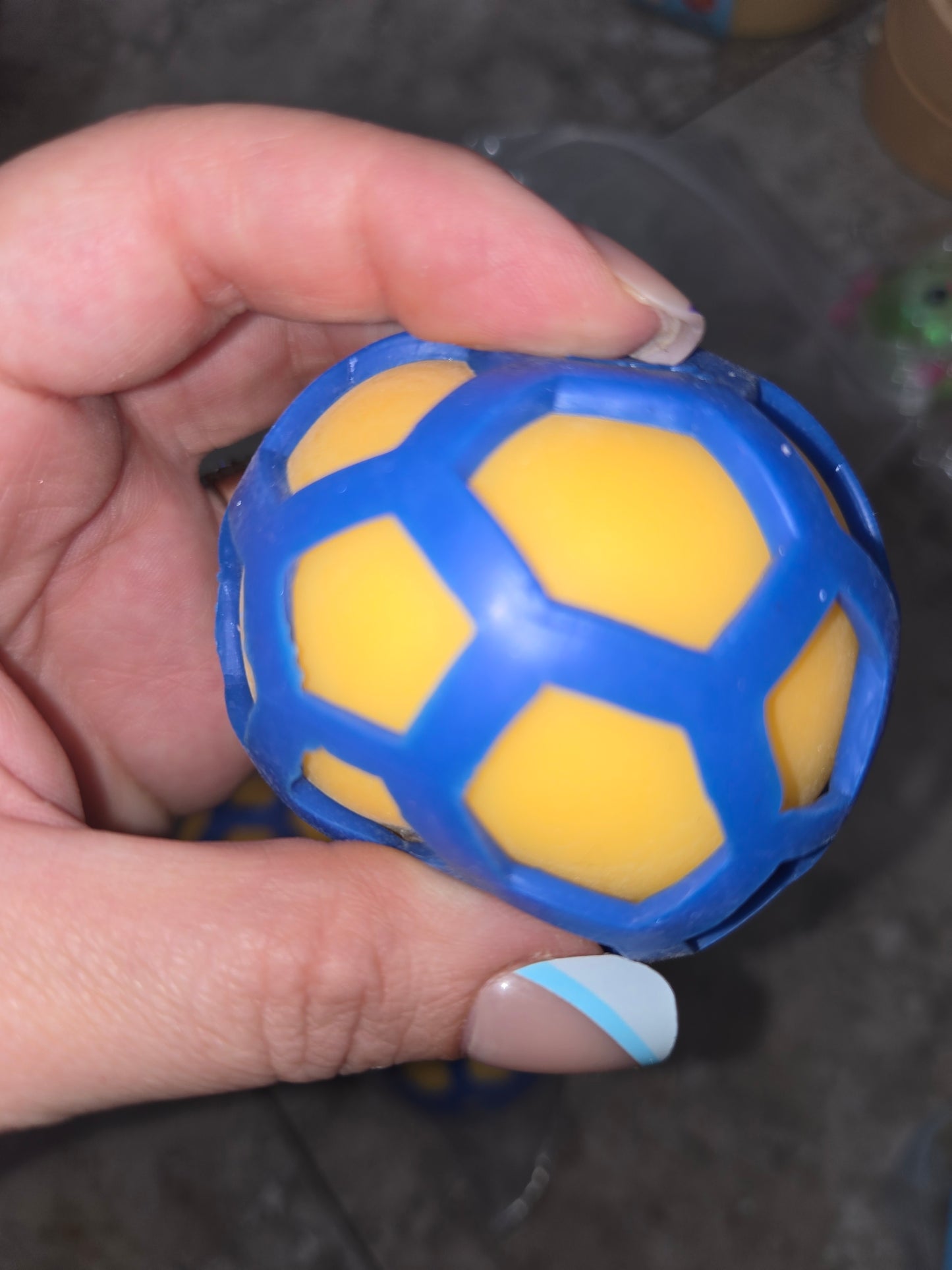 Squish net ball