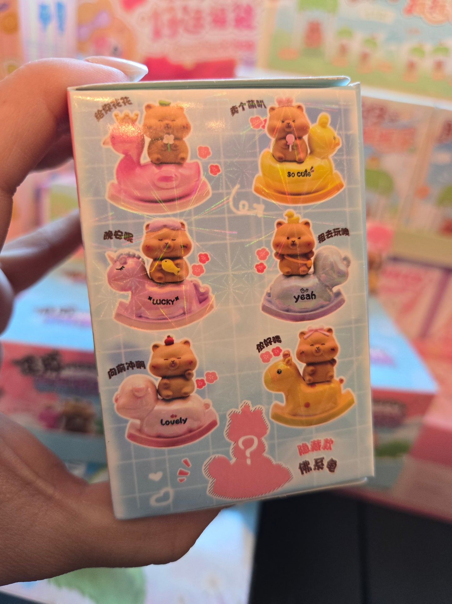 Capybara on floatie blind box