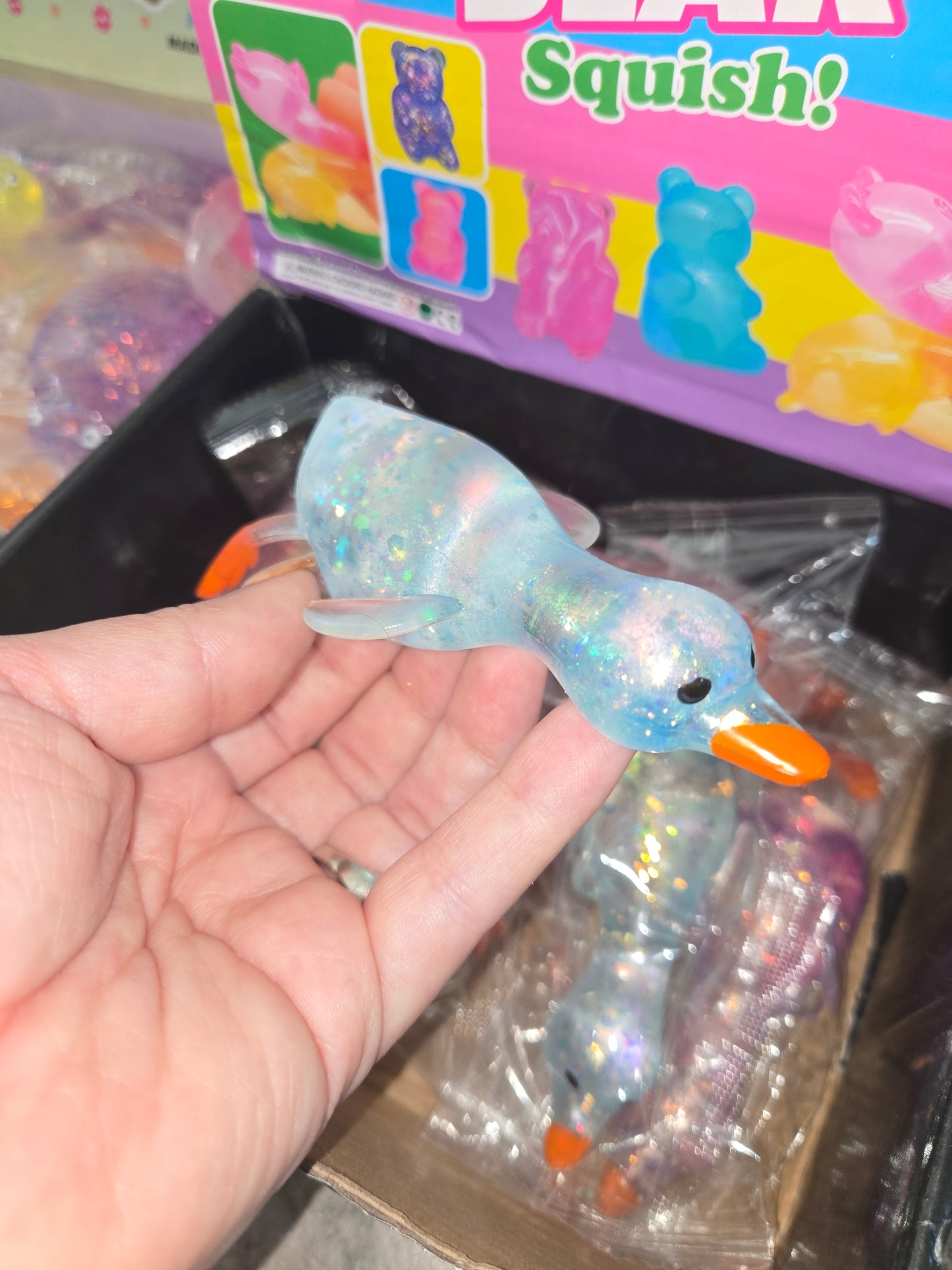 Baby glitter duck