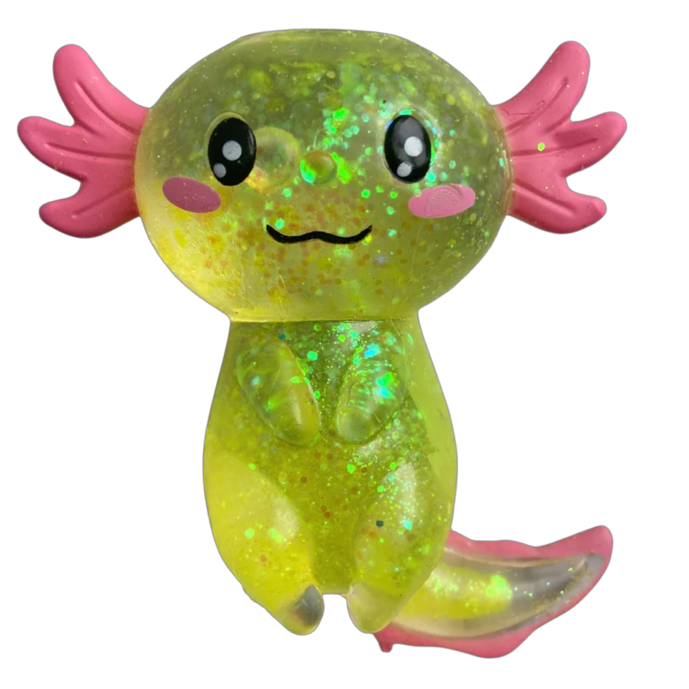 Glitter axolotl