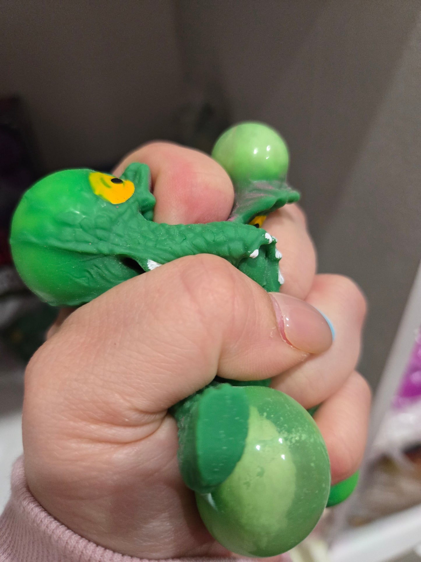 Green Dino squish