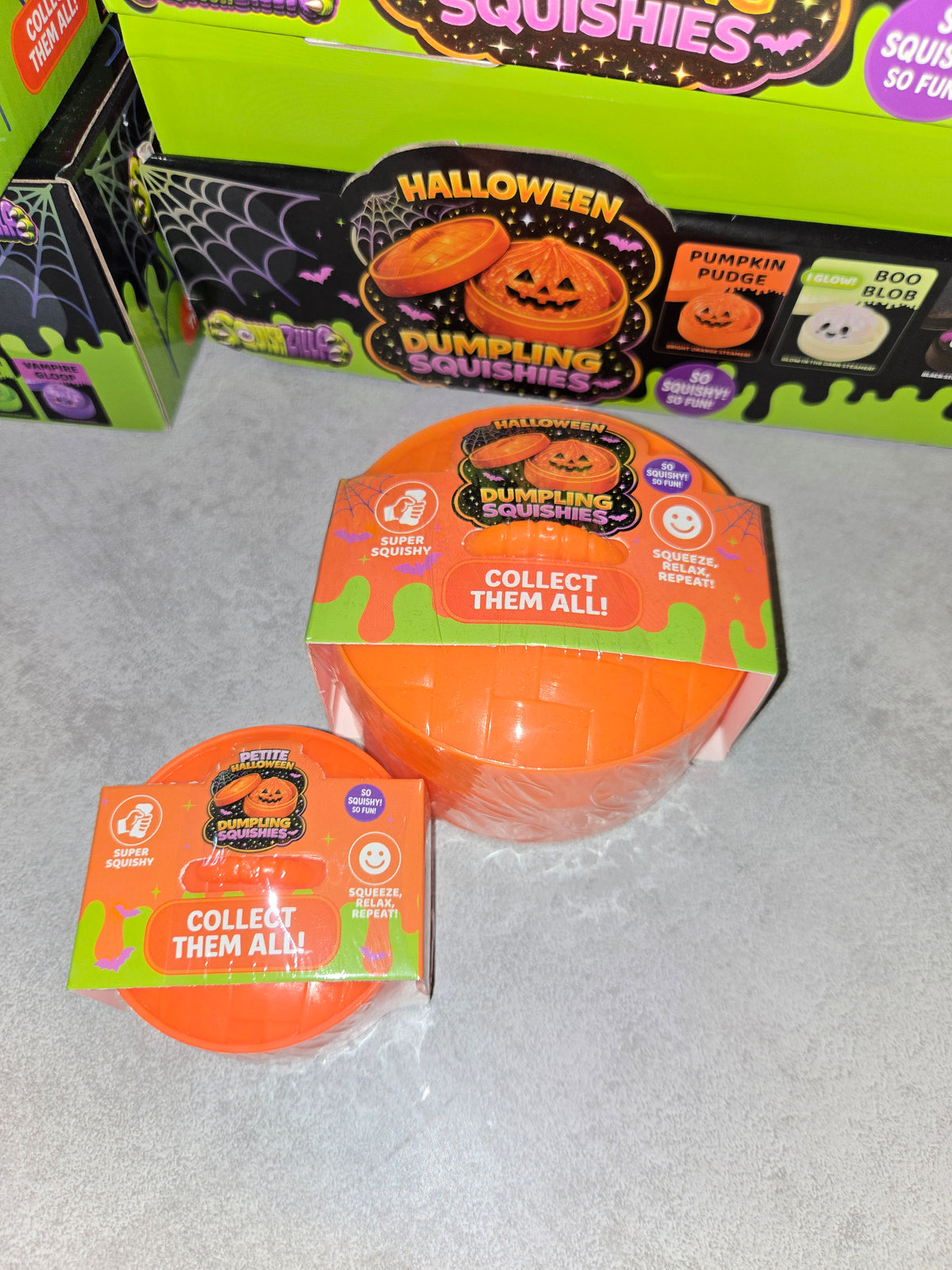 Set 1 large 1 mini !! Limited edition HALLOWEEN edition dumpling