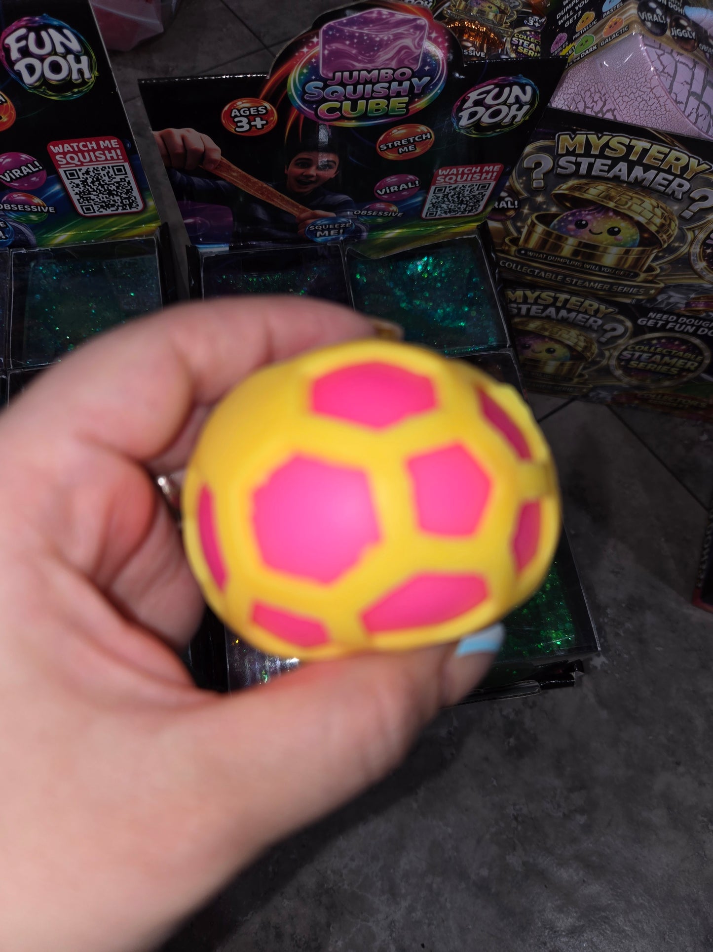 Squish net ball
