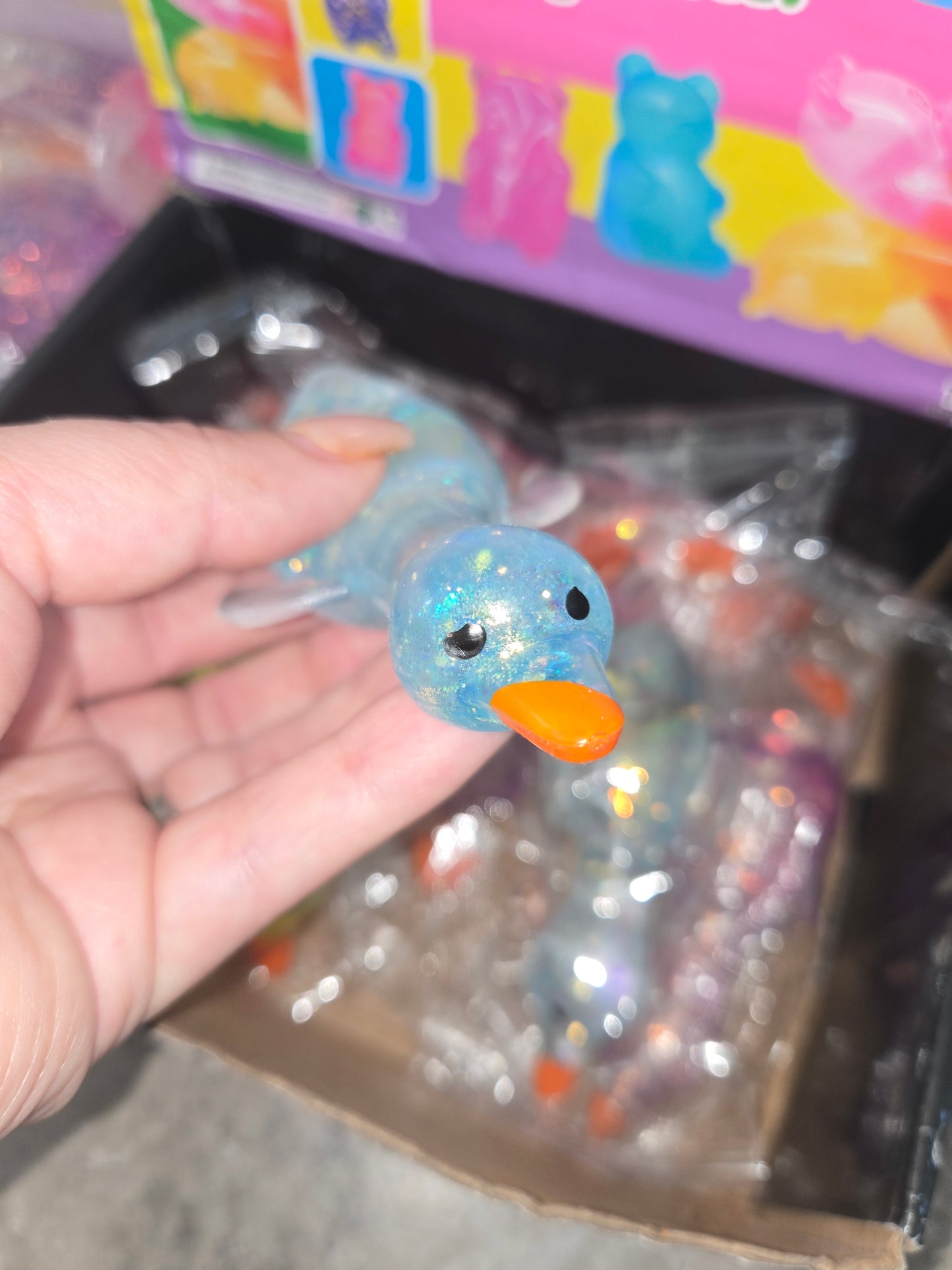 Baby glitter duck