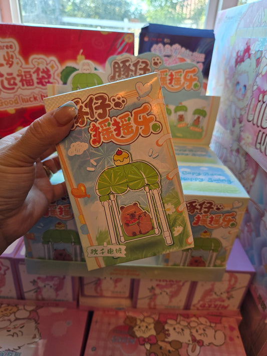 Capybara on swing blind box