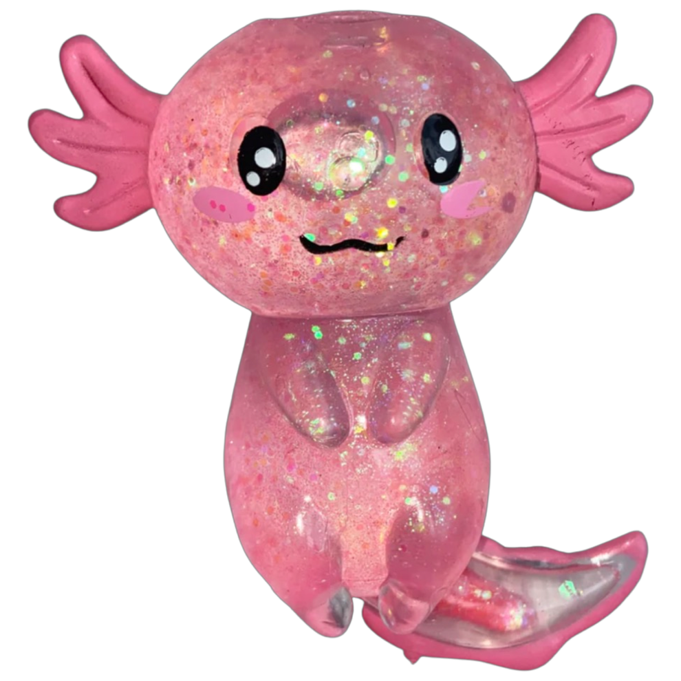 Glitter axolotl