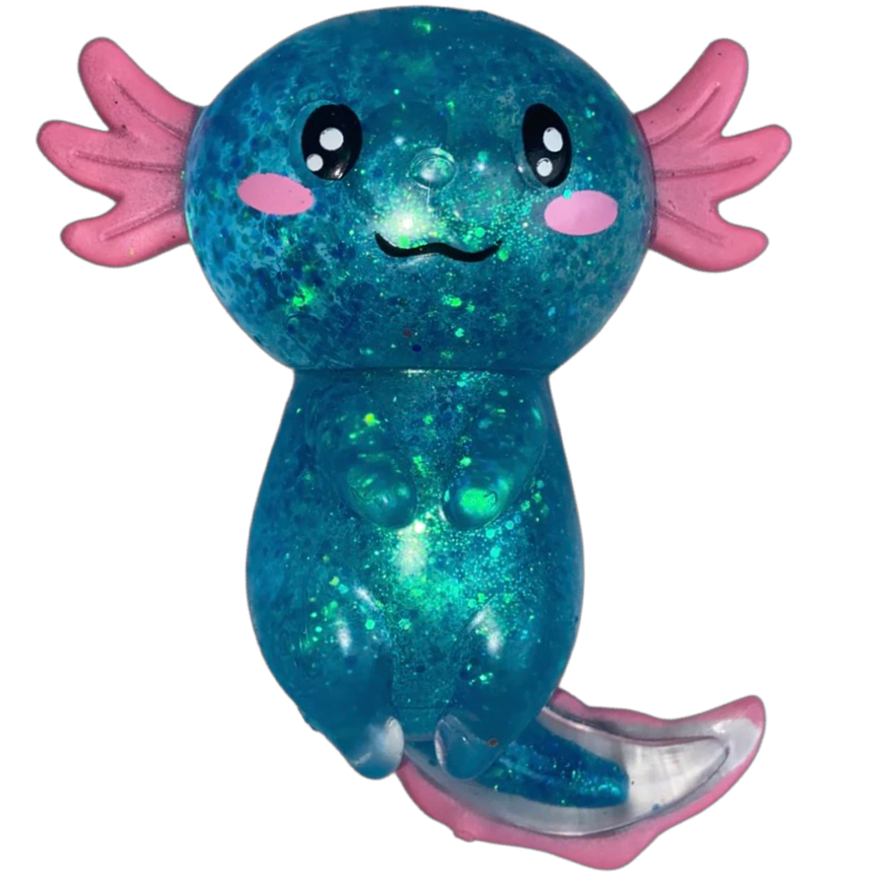 Glitter axolotl