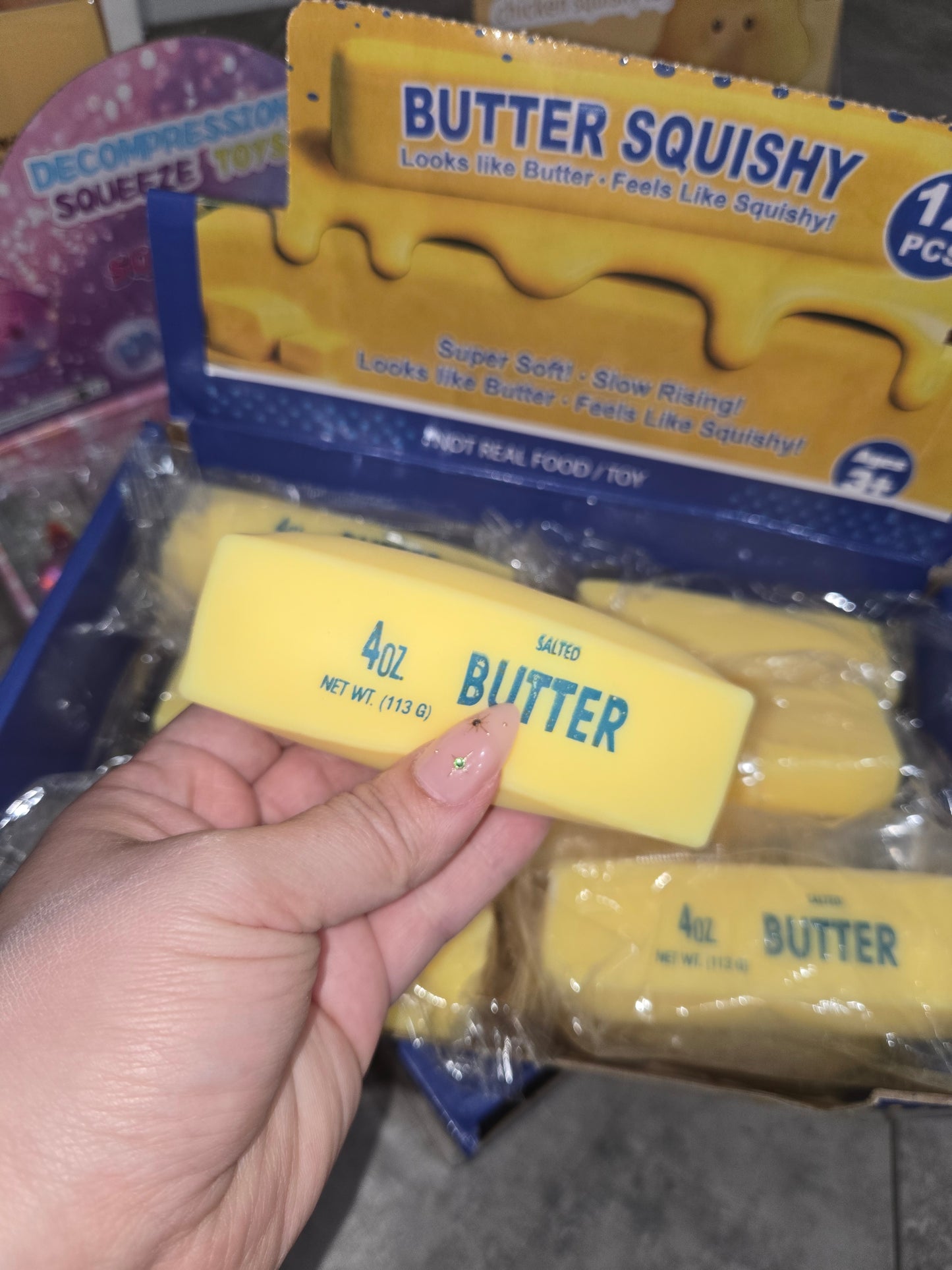Tiny filled butter